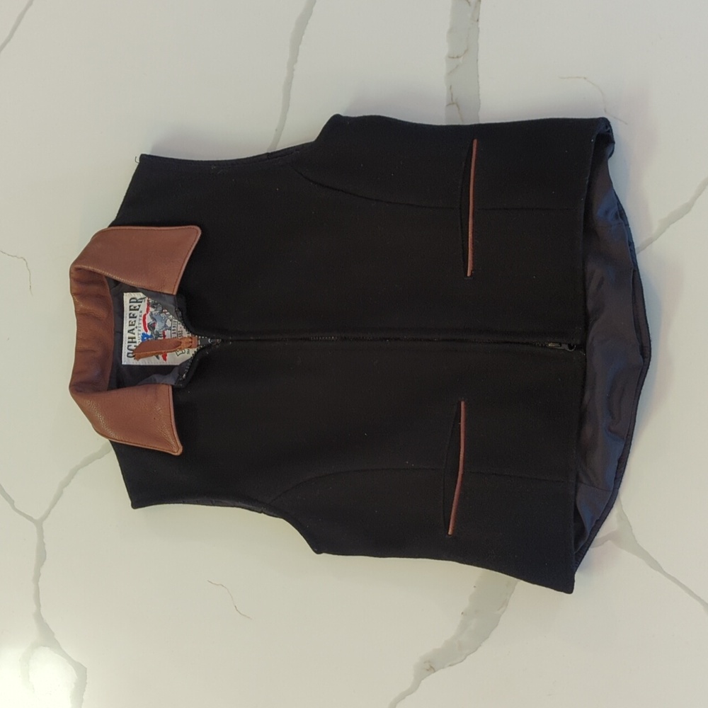 Schieffer outfitters wool vest small silver anniversary edition